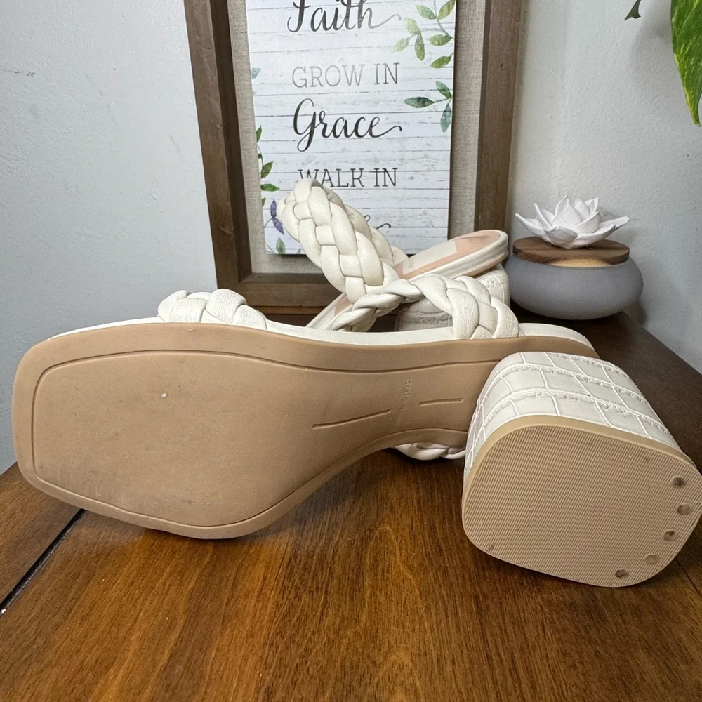 Dolce Vita Braided Ivory Sandals /Size 6